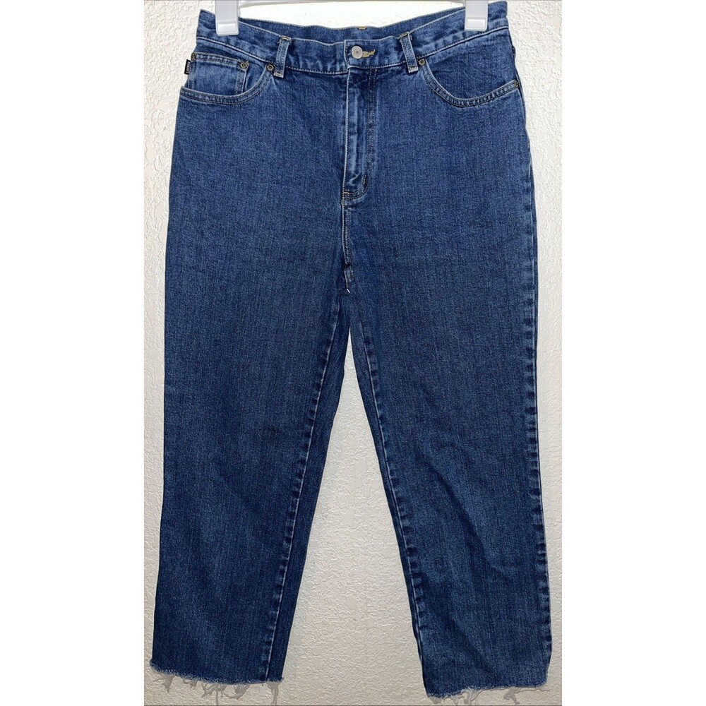 Lauren Jeans Co Denim Jeans Women Size 10 Raw Hem